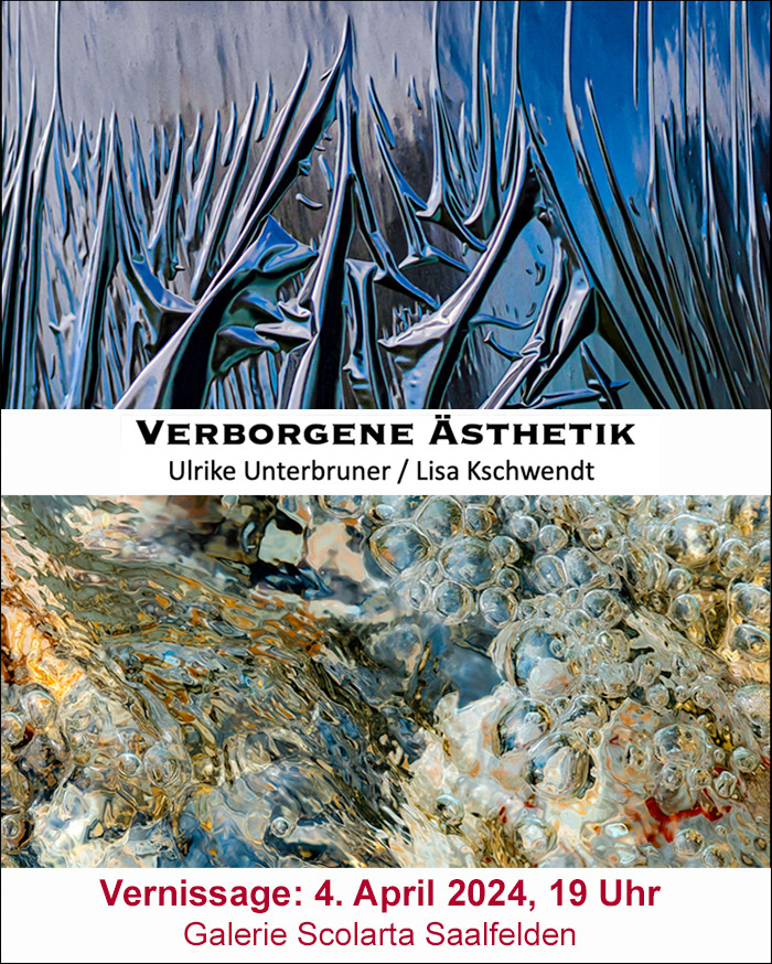 Lisa Kschwendt - Ausstellung - Verborgene Ästhetik - Galerie Scolarta Saalfelden - April 2024