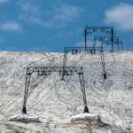 Gletscher im Sommer - Schilift