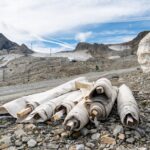 Gletscher im Sommer